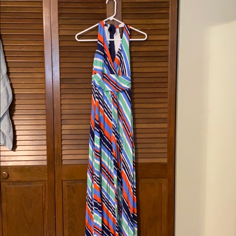 Lilly Pulitzer Nautical Stripe Maxi Dress